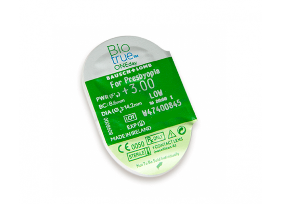 Контактні лінзи Bausch&Lomb Biotrue OneDay for Presbyopia 