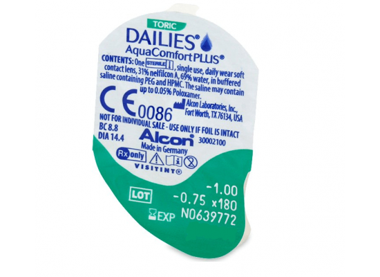 Контактні лінзи Alcon Dailies Aqua Comfort Plus Toric
