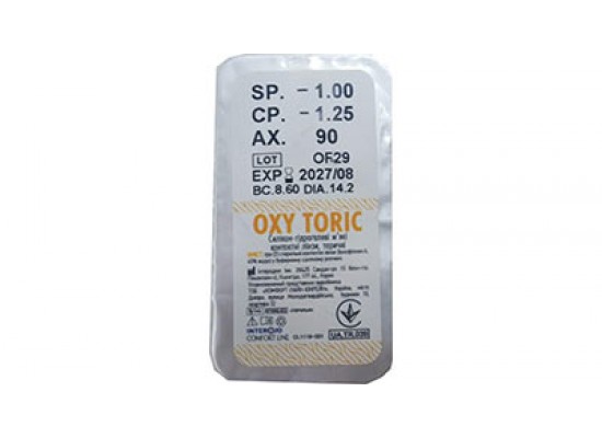 Контактні лінзи Comfort line Oxy Toric