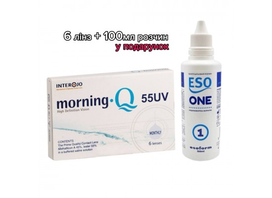 Контактные линзы Interojo Morning Q 55 UV