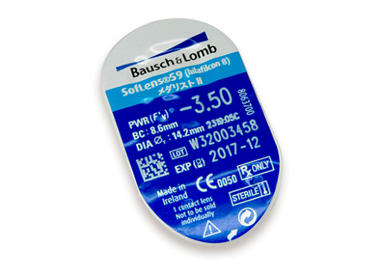 Контактні лінзи Bausch&Lomb Soflens 59 Контактні лінзи Bausch&Lomb Soflens 59