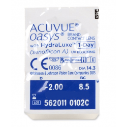 Контактні лінзи Johnson&Johnson Acuvue Oasys 1 day with Hydralux Контактні лінзи Johnson&Johnson Acuvue Oasys 1 day with Hydralux