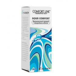Краплі зволожувальні для очей та контактних лінз Comfort Line Aqua 