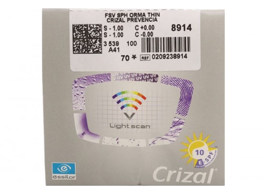 Essilor ORMA 1.5 Crizal Prevencia UV