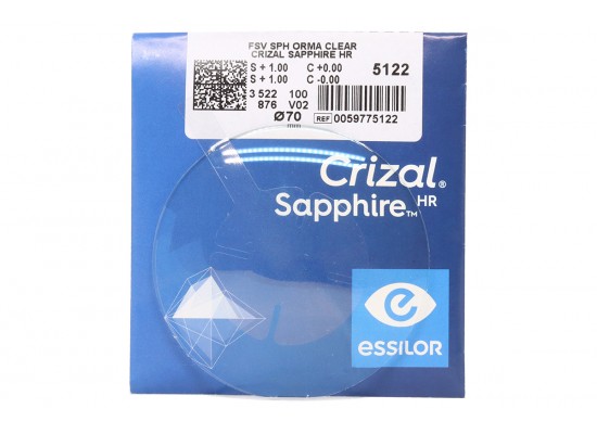 Essilor ORMA 1.5 Crizal Sapphire HR