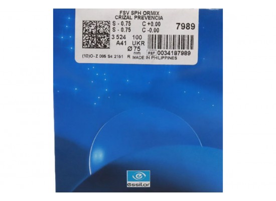 Essilor ORMIX 1.6 Crizal Prevencia UV